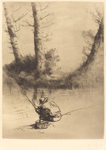 rybář (rybář) od Alphonse Legros