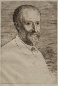 Auguste Poulet-Malassis. od Alphonse Legros