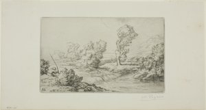 Banks of the Marne od Alphonse Legros