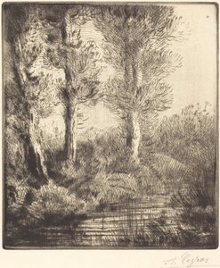 Banks of the Saint-Pre (Rive du Saint-Pre) od Alphonse Legros