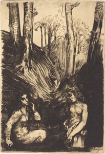 Koupající se od Alphonse Legros