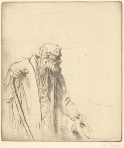 Žebrák od Alphonse Legros