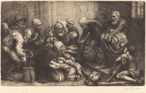 Bruselští žebráci Bruggští žebráci. od Alphonse Legros