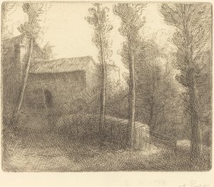 Most u mlýna (Le pont du moulin) od Alphonse Legros