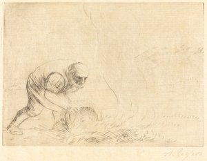 Hořící tráva Spalovač bylin. od Alphonse Legros