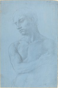 Busta nahého muže od Alphonse Legros