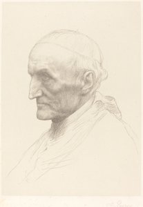Kardinál Manning, 2. deska. od Alphonse Legros