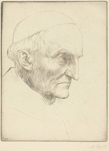 Kardinál Manning, tabule 3 od Alphonse Legros