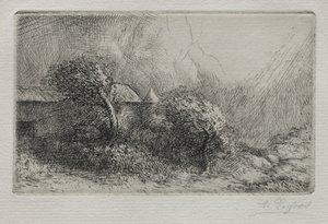 Chailli: End of a Storm Effet dorage. od Alphonse Legros