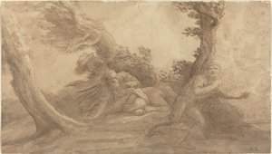 Zahřmění. od Alphonse Legros