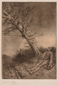 Smrt tuláka od Alphonse Legros