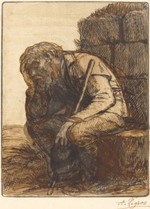 Zoufalý muž Zoufalý ho. od Alphonse Legros