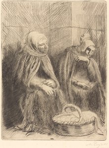 Prodejci vajec, 1. talíř od Alphonse Legros