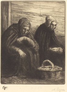 Prodejci vajec, 2. talíř od Alphonse Legros
