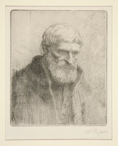 Etude de vieillard (Studie starého muže) od Alphonse Legros