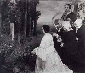 Ex Voto, 1860 od Alphonse Legros