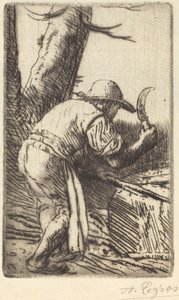 Fagot-Cutter (The Fagot-Cutter) od Alphonse Legros