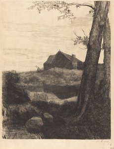 Farma s velkým stromem Farma s velkým stromem. od Alphonse Legros