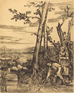 Lov raků od Alphonse Legros