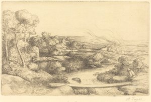 Lávka Lávka pro pěší. od Alphonse Legros