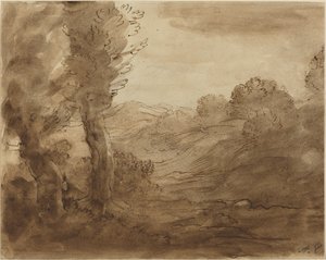 Pěšina v Burgundsku od Alphonse Legros