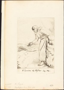 Frontispis Žebrácká žena z Veze. od Alphonse Legros