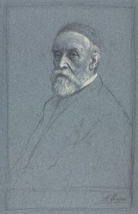 George Frederick Watts, R.A., c. 1877-1878. od Alphonse Legros