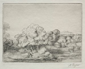 Hamlet u jezera Hamlet u jezera. od Alphonse Legros