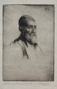 Hlava muže. od Alphonse Legros