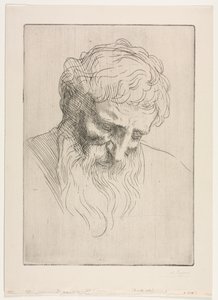 Hlava muže. od Alphonse Legros