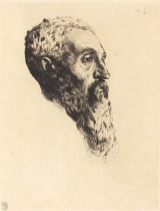 Hlava modelky od Alphonse Legros