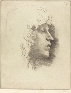 Hlava mladé dívky od Alphonse Legros