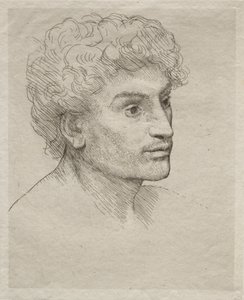 Hlava mladého muže od Alphonse Legros