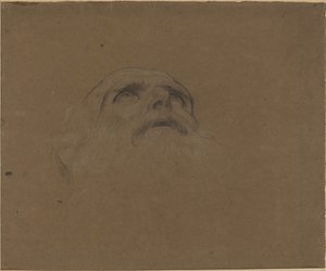 Hlava starého muže. od Alphonse Legros