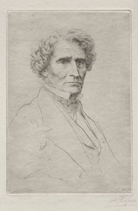 Hector Berlioz. od Alphonse Legros