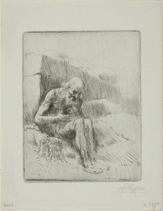 Práce, druhý talíř od Alphonse Legros
