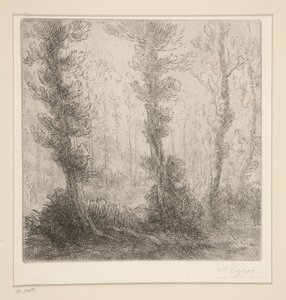 Malé jezero od Alphonse Legros