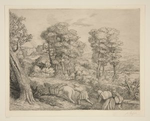 Návrat na farmu od Alphonse Legros