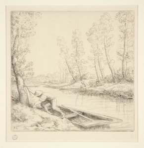 Ráno na řece od Alphonse Legros