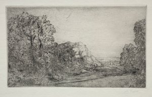 Krajina: Východ slunce od Alphonse Legros