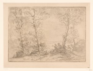 Landschap klade šroub Rybář lososů od Alphonse Legros