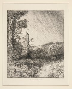 Le Coup de Vent (Poryv větru) od Alphonse Legros