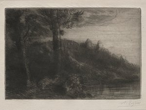 Malý most. od Alphonse Legros