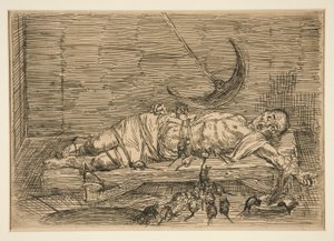 Le Puits et le Pendule, č. 1 (Jáma a kyvadlo, č. 1) od Alphonse Legros
