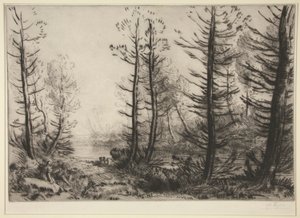 Canal Grande od Alphonse Legros