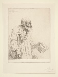 Žebrák (Žebrák) od Alphonse Legros