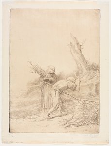Les Faiseurs de fagots. od Alphonse Legros