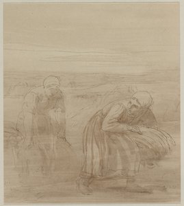 The Gleaners, 19. století. od Alphonse Legros