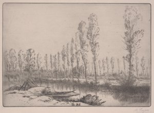 Les Tourbieres: Nedaleko Amiens (lept) od Alphonse Legros