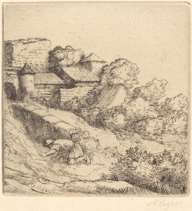 Malý hořák na trávu Malý hořák na trávu. od Alphonse Legros